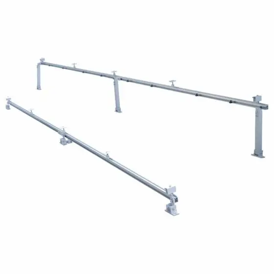 SOPORTE PARA CELDAS FOTOVOLTAICAS CONNERA CON ANCLAS DE ACERO GALVANIZADO Y TORNILLERIA EN ACERO INOXIDABLE PARA 4 PANELES