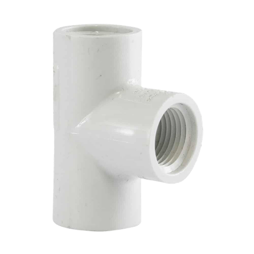 402-012 TEE CED-40 CEM/ ROSCA HEMBRA 1 1/4"