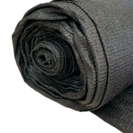 AA151107 MALLA SOMBRA MONOFILAMENTO NEGRA 80% SOMBRA, 3.70 M DE ANCHO, ROLLO DE 100 M
